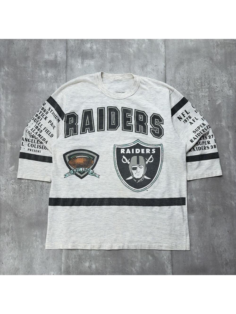 Vintage 90’s Los Angeles Raiders 1967 AFL Champions AOP Single Stitch Shirt